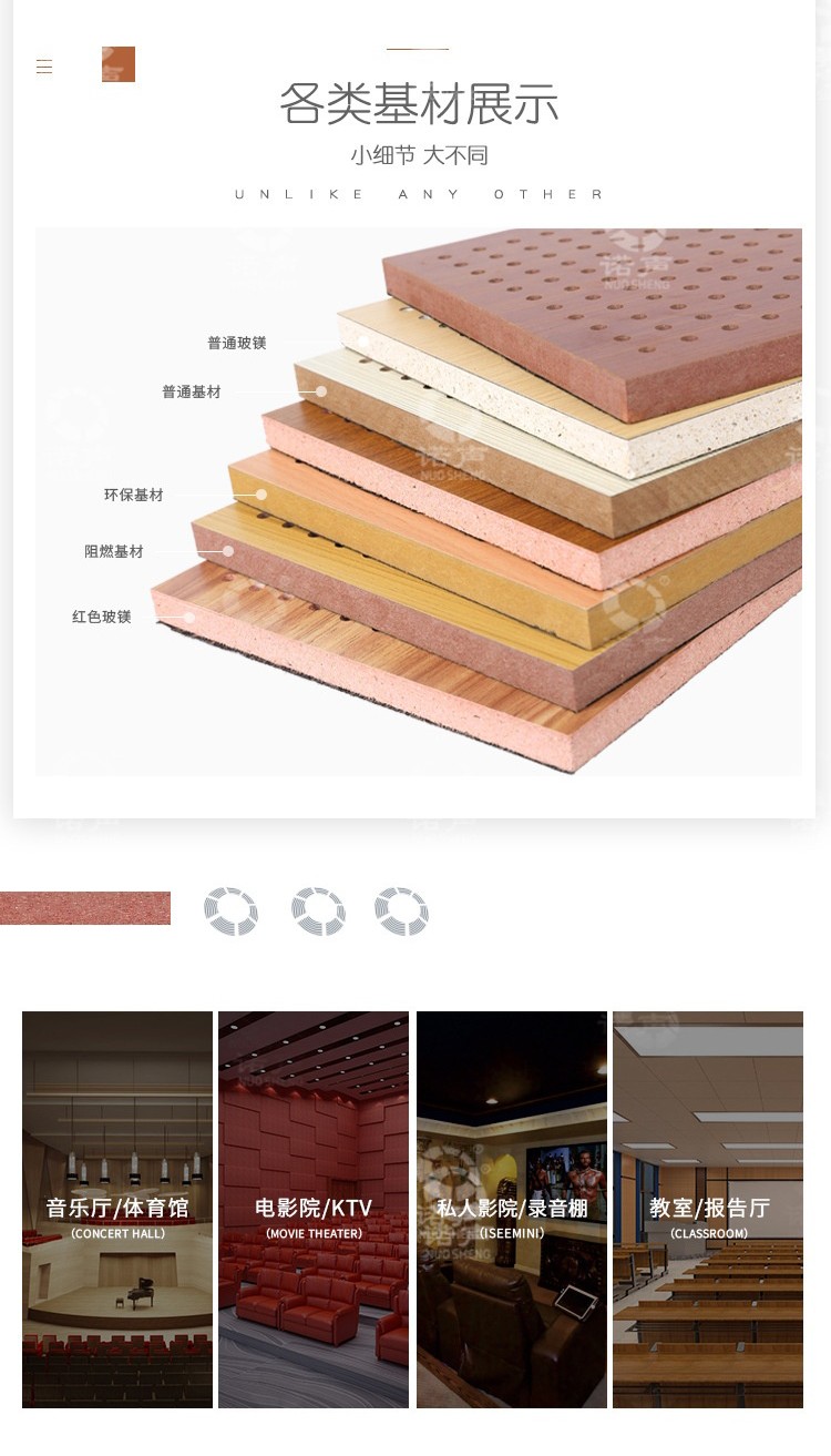 報告廳孔木吸音板基材-7